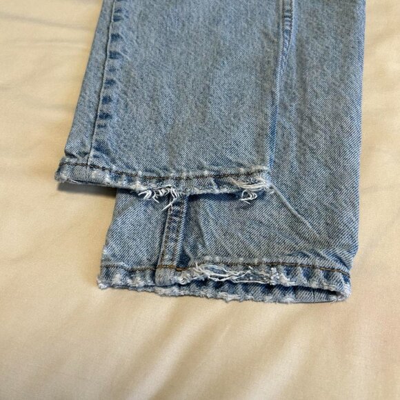 Zara Mom Jeans High Waisted Blue | Size 2 - Picture 7 of 11